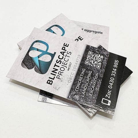 Blintscape Projects - 90x55mm business cards with gloss celloglaze 2 2024