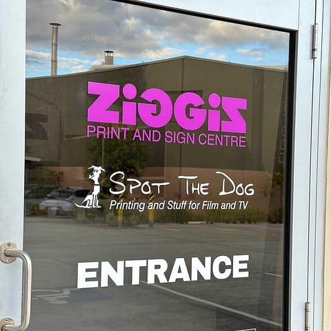 Front door cut vinyl decals are always important for any business