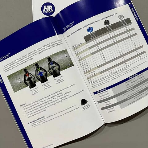 Catalogues - digital printed booklet with saddle stitch - HR Products -1/5