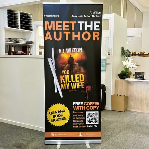 Pullup Banner - 850x2000mm by Ziggi's Print & Signs