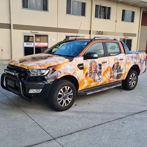 Vehicle Wrap - Personalised Oversized Utility Wrap by Ziggi's Print & Signs