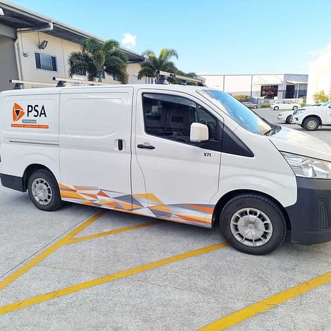 Vehicle Branding - Work Van Wrap by Ziggi's Print & Signs, Loganholme