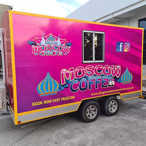 Trailer Wrap for The Great Moscow Circus by Ziggi's Print & Signs, Loganholme