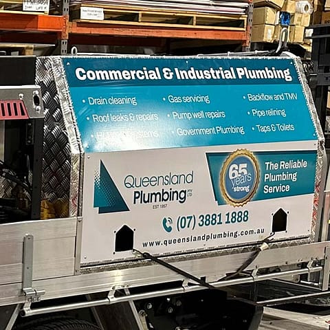 Queensland Plumbing - Vehicle and Ute Tray Wrap