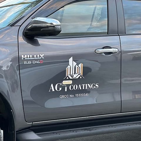 Vehicle Branding - AG Coatings - Door Decals