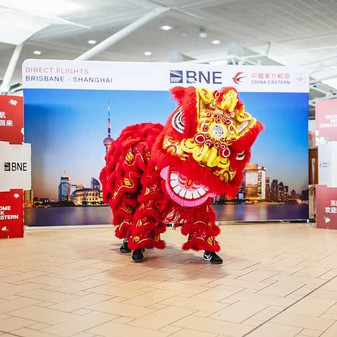 Media Wall - Chine Eastern Airlines for BNE Airport - Event Signage by Ziggiz