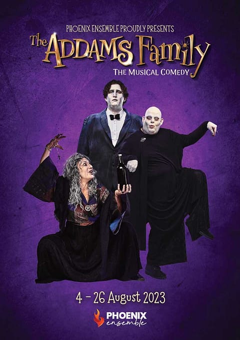 Advertising - Posters - Printing for the Arts - Phoenix Ensemble - Addams Family production